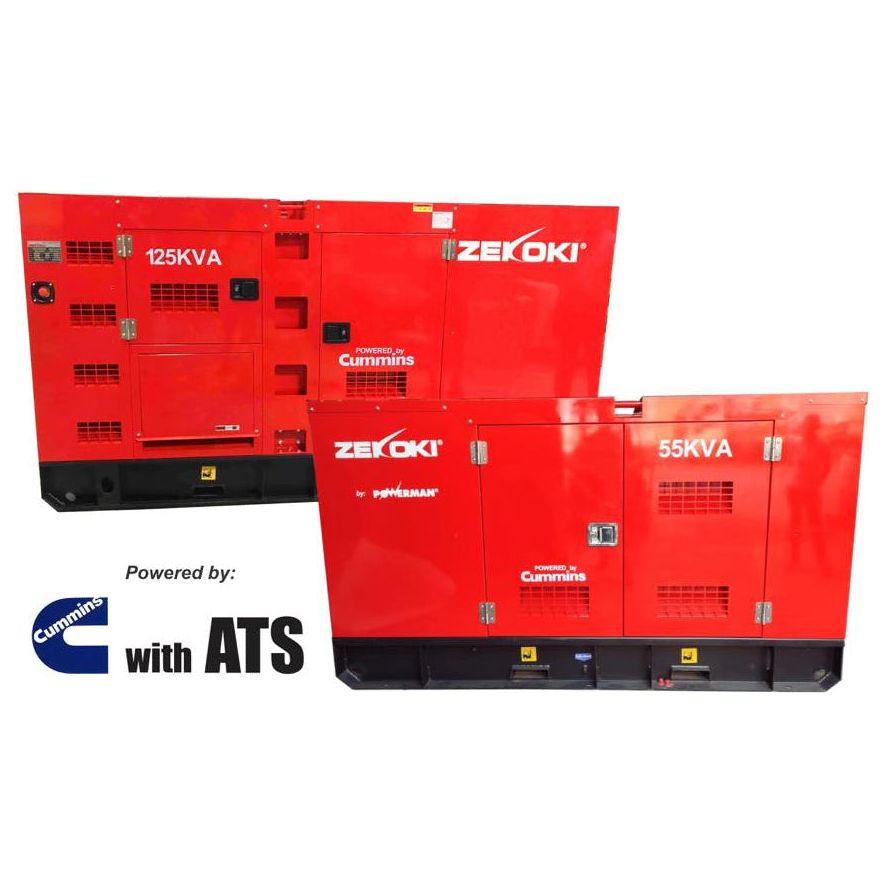 Zekoki Silent Type Diesel Generator Set With ATS (Cummins) | Zekoki by KHM Megatools Corp. Zekoki Silent Type Diesel Generator Set With ATS (Cummins) | Zekoki by KHM Megatools Corp.